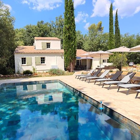 Villa Handres Nans les Pins Bagian luar foto